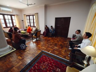 The cremation ceremony for His Eminence Mipham Namgyal Gyatso Tshojung Gyepe Dorje took place at the Karmapa International Buddhist Institute, Feb 2026. Photo: Tokpa Korlo.
