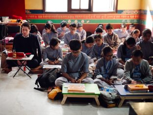 The cremation ceremony for His Eminence Mipham Namgyal Gyatso Tshojung Gyepe Dorje took place at the Karmapa International Buddhist Institute, Feb 2026. Photo: Tokpa Korlo.