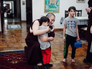 The cremation ceremony for His Eminence Mipham Namgyal Gyatso Tshojung Gyepe Dorje took place at the Karmapa International Buddhist Institute, Feb 2026. Photo: Tokpa Korlo.