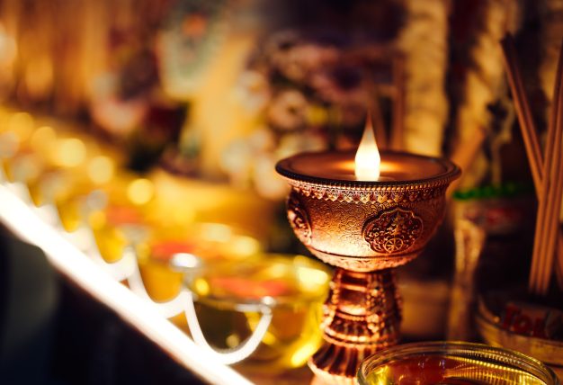The cremation ceremony for His Eminence Mipham Namgyal Gyatso Tshojung Gyepe Dorje took place at the Karmapa International Buddhist Institute, Feb 2026. Photo: Tokpa Korlo.