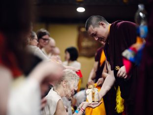 Thaye Dorje, His Holiness the 17th Gyalwa Karmapa, bestowed teachings and empowerments at the Karmapa Public Course at KIBI, March 2026. Photo: Tokpa Korlo.