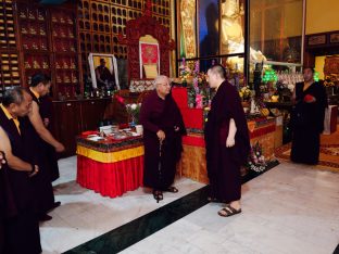 Thaye Dorje, His Holiness the 17th Gyalwa Karmapa, bestowed teachings and empowerments at the Karmapa Public Course at KIBI, March 2026. Photo: Tokpa Korlo.