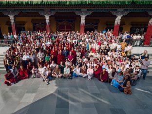 Thaye Dorje, His Holiness the 17th Gyalwa Karmapa, bestowed teachings and empowerments at the Karmapa Public Course at KIBI, March 2026. Photo: Tokpa Korlo.