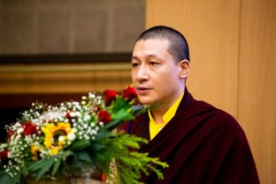 Thaye Dorje, His Holiness the 17th Gyalwa Karmapa, was the chief guest at the Buddha Purnima celebration at Gautam Buddha University, May 2026.
