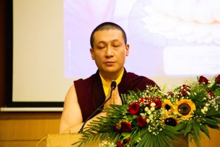 Thaye Dorje, His Holiness the 17th Gyalwa Karmapa, was the chief guest at the Buddha Purnima celebration at Gautam Buddha University, May 2026.