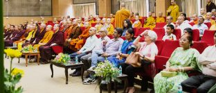 Thaye Dorje, His Holiness the 17th Gyalwa Karmapa, was the chief guest at the Buddha Purnima celebration at Gautam Buddha University, May 2026.