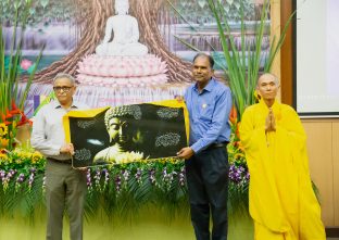 Thaye Dorje, His Holiness the 17th Gyalwa Karmapa, was the chief guest at the Buddha Purnima celebration at Gautam Buddha University, May 2026.