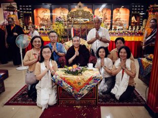 Thaye Dorje, His Holiness the 17th Gyalwa Karmapa, visits Karma Norbuling Buddhist Centre, Bukit Mertajam, Malaysia. Photo: Tokpa Korlo.