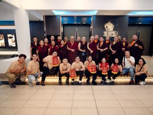 Thaye Dorje, His Holiness the 17th Gyalwa Karmapa, visits Karma Parchin Ling Buddhist Centre, Penang, Malaysia. Photo: Tokpa Korlo.