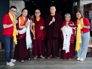 Thaye Dorje, His Holiness the 17th Gyalwa Karmapa, visits Karma Parchin Ling Buddhist Centre, Penang, Malaysia. Photo: Tokpa Korlo.