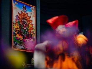 Thaye Dorje, His Holiness the 17th Gyalwa Karmapa, visits Karma Parchin Ling Buddhist Centre, Penang, Malaysia. Photo: Tokpa Korlo.