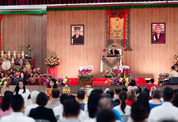 Thaye Dorje, His Holiness the 17th Gyalwa Karmapa, visits Penang, Malaysia. Photo: Tokpa Korlo.