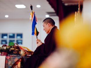 Thaye Dorje, His Holiness the 17th Gyalwa Karmapa, visits Karma Parchin Ling Buddhist Centre, Penang, Malaysia. Photo: Tokpa Korlo.