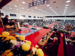 Thaye Dorje, His Holiness the 17th Gyalwa Karmapa, visits Karma Parchin Ling Buddhist Centre, Penang, Malaysia. Photo: Tokpa Korlo.