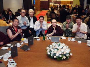 Thaye Dorje, His Holiness the 17th Gyalwa Karmapa, visits KKDSKL as part of the centre’s 50th anniversary celebrations.