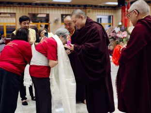 Thaye Dorje, His Holiness the 17th Gyalwa Karmapa, visits KKDSKL as part of the centre’s 50th anniversary celebrations.