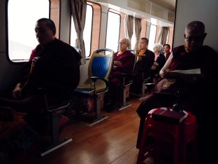 Thaye Dorje, His Holiness the 17th Gyalwa Karmapa, visits KKDSKL as part of the centre’s 50th anniversary celebrations.