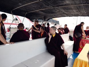 Thaye Dorje, His Holiness the 17th Gyalwa Karmapa, visits KKDSKL as part of the centre’s 50th anniversary celebrations.