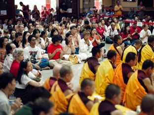 Thaye Dorje, His Holiness the 17th Gyalwa Karmapa, visits KKDSKL as part of the centre’s 50th anniversary celebrations.