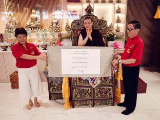 Thaye Dorje, His Holiness the 17th Gyalwa Karmapa, visits Sungai Petani, Malaysia. Photo: Tokpa Korlo.