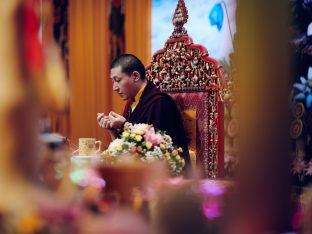 Thaye Dorje, His Holiness the 17th Gyalwa Karmapa, visits Kuching and Johor Bahru, Malaysia, June 2026. Photo: Tokpa Korlo.