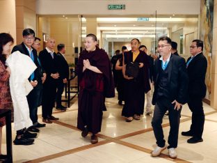 Thaye Dorje, His Holiness the 17th Gyalwa Karmapa, visits Kuching and Johor Bahru, Malaysia, June 2026. Photo: Tokpa Korlo.