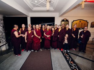 Thaye Dorje, His Holiness the 17th Gyalwa Karmapa, visits Kuching and Johor Bahru, Malaysia, June 2026. Photo: Tokpa Korlo.