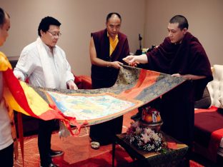 Thaye Dorje, His Holiness the 17th Gyalwa Karmapa, visits Kuching and Johor Bahru, Malaysia, June 2026. Photo: Tokpa Korlo.