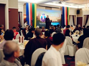 Thaye Dorje, His Holiness the 17th Gyalwa Karmapa, visits Kuching and Johor Bahru, Malaysia, June 2026. Photo: Tokpa Korlo.