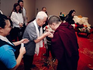 Thaye Dorje, His Holiness the 17th Gyalwa Karmapa, visits Kuching and Johor Bahru, Malaysia, June 2026. Photo: Tokpa Korlo.