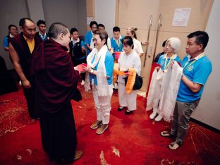 Thaye Dorje, His Holiness the 17th Gyalwa Karmapa, visits Kuching and Johor Bahru, Malaysia, June 2026. Photo: Tokpa Korlo.