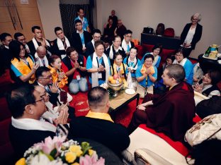 Thaye Dorje, His Holiness the 17th Gyalwa Karmapa, visits Kuching and Johor Bahru, Malaysia, June 2026. Photo: Tokpa Korlo.