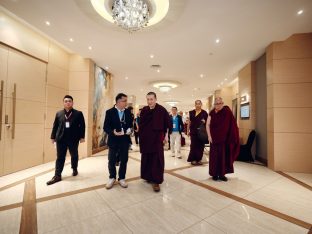 Thaye Dorje, His Holiness the 17th Gyalwa Karmapa, visits Kuching and Johor Bahru, Malaysia, June 2026. Photo: Tokpa Korlo.