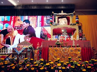 Thaye Dorje, His Holiness the 17th Gyalwa Karmapa, visits Kuching and Johor Bahru, Malaysia, June 2026. Photo: Tokpa Korlo.