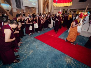 Thaye Dorje, His Holiness the 17th Gyalwa Karmapa, visits Kuching and Johor Bahru, Malaysia, June 2026. Photo: Tokpa Korlo.