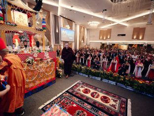Thaye Dorje, His Holiness the 17th Gyalwa Karmapa, visits Kuching and Johor Bahru, Malaysia, June 2026. Photo: Tokpa Korlo.