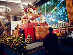 Thaye Dorje, His Holiness the 17th Gyalwa Karmapa, visits Kuching and Johor Bahru, Malaysia, June 2026. Photo: Tokpa Korlo.