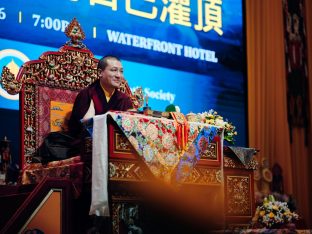 Thaye Dorje, His Holiness the 17th Gyalwa Karmapa, visits Kuching and Johor Bahru, Malaysia, June 2026. Photo: Tokpa Korlo.