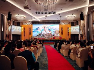 Thaye Dorje, His Holiness the 17th Gyalwa Karmapa, visits Kuching and Johor Bahru, Malaysia, June 2026. Photo: Tokpa Korlo.
