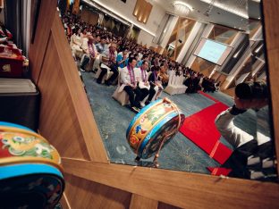Thaye Dorje, His Holiness the 17th Gyalwa Karmapa, visits Kuching and Johor Bahru, Malaysia, June 2026. Photo: Tokpa Korlo.