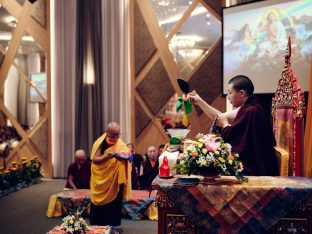 Thaye Dorje, His Holiness the 17th Gyalwa Karmapa, visits Kuching and Johor Bahru, Malaysia, June 2026. Photo: Tokpa Korlo.