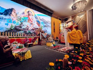 Thaye Dorje, His Holiness the 17th Gyalwa Karmapa, visits Kuching and Johor Bahru, Malaysia, June 2026. Photo: Tokpa Korlo.