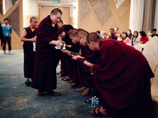 Thaye Dorje, His Holiness the 17th Gyalwa Karmapa, visits Kuching and Johor Bahru, Malaysia, June 2026. Photo: Tokpa Korlo.