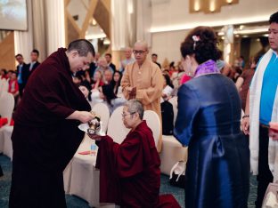 Thaye Dorje, His Holiness the 17th Gyalwa Karmapa, visits Kuching and Johor Bahru, Malaysia, June 2026. Photo: Tokpa Korlo.