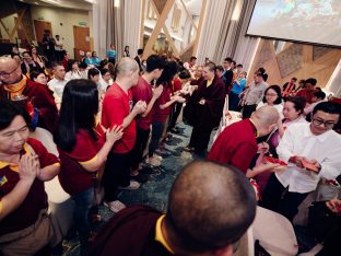 Thaye Dorje, His Holiness the 17th Gyalwa Karmapa, visits Kuching and Johor Bahru, Malaysia, June 2026. Photo: Tokpa Korlo.