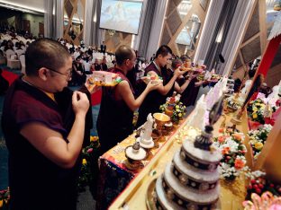 Thaye Dorje, His Holiness the 17th Gyalwa Karmapa, visits Kuching and Johor Bahru, Malaysia, June 2026. Photo: Tokpa Korlo.