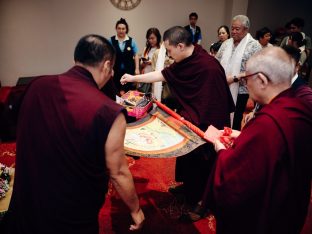 Thaye Dorje, His Holiness the 17th Gyalwa Karmapa, visits Kuching and Johor Bahru, Malaysia, June 2026. Photo: Tokpa Korlo.