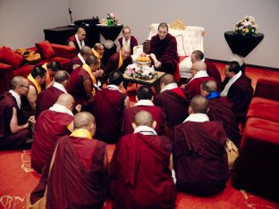Thaye Dorje, His Holiness the 17th Gyalwa Karmapa, visits Kuching and Johor Bahru, Malaysia, June 2026. Photo: Tokpa Korlo.