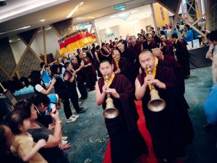 Thaye Dorje, His Holiness the 17th Gyalwa Karmapa, visits Kuching and Johor Bahru, Malaysia, June 2026. Photo: Tokpa Korlo.