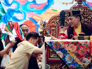 Thaye Dorje, His Holiness the 17th Gyalwa Karmapa, visits Kuching and Johor Bahru, Malaysia, June 2026. Photo: Tokpa Korlo.